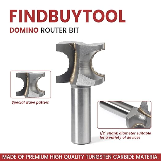 FINDBUYTOOL Domino Router Bit for Festool (D12)