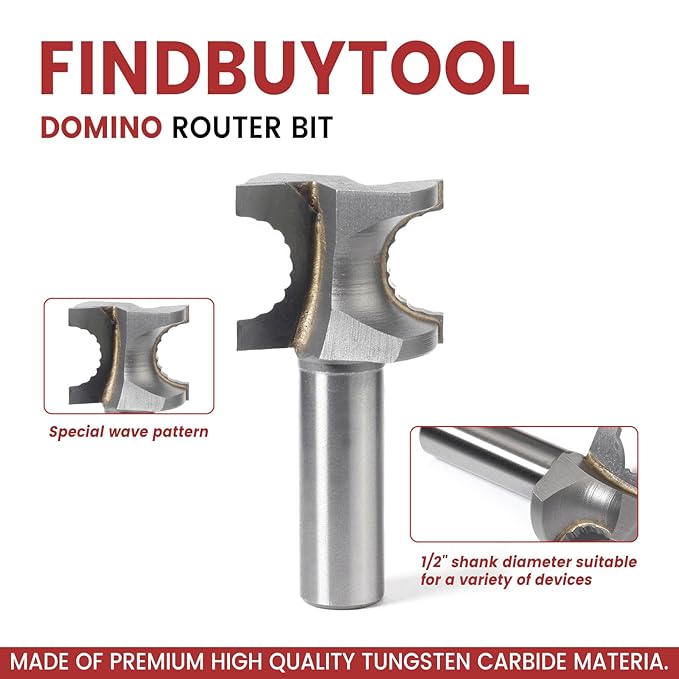 FINDBUYTOOL Domino Router Bit for Festool (D14)