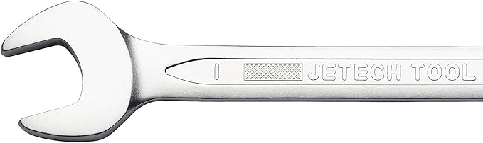 Jetech 11PCS SAE Combination Wrench Set - Industrial Grade Spanners with 12-Point15-Degree Offset Cr-V Steel Forged Heat-Treated, 3/8 Inch - 1 Inch