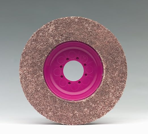 CS Unitec 96714 Magnum Fleece Top Finishing and Polishing Disc, 4-1/2" Diameter, 7/8" Arbor, 600 Grit (Pack of 5)