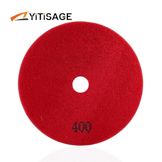6 Inch Electroplated Diamond Grinding/Polishing Pads Sanding Granite Concrete Glass Metal Stone Grinding Disc(grit 400-1pc)
