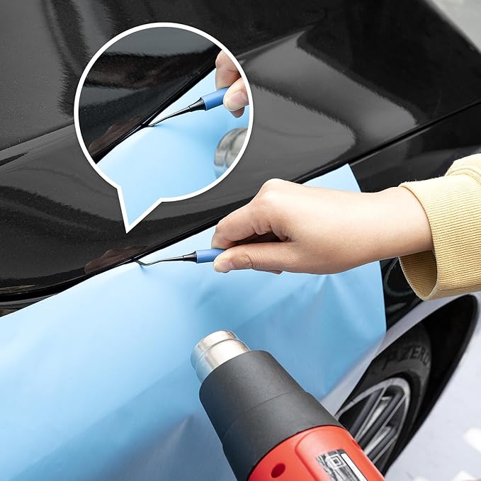 Gomake Stainless Steel Lifting Seals Tool for Tucking Vinyl Wrap Along Trim or Molding Area,Car Wrapping,Vinyl Sign,Window Film Installing