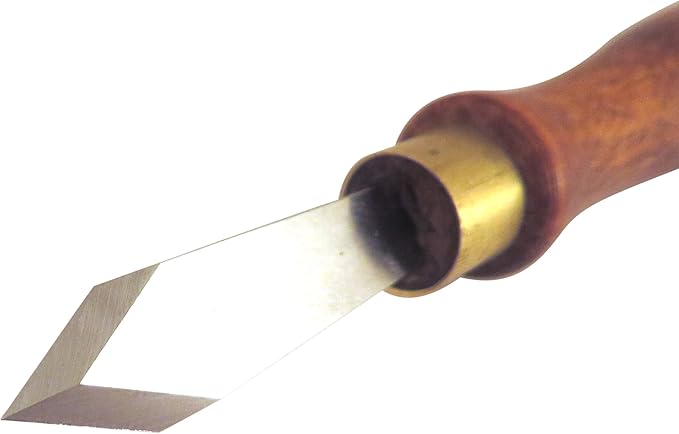 Narex Thin Blade Dual Double Bevel Striking Marking Knife with Blade from Hardened Mn-V Steel Heat Treated to HRc 61 822302