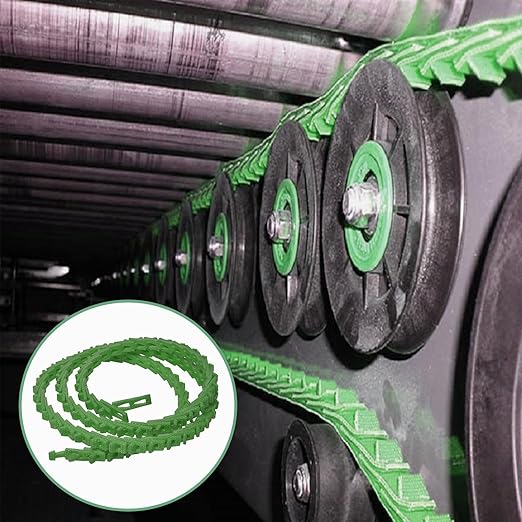 10 FT Power Twist V Belt,1/2-Inch x 10 Feet A Type.V Belt Adjustable Link V-Belts- A/4L Type A Link Belt for Table Saw/Wood Lathe/Drill Presses Green