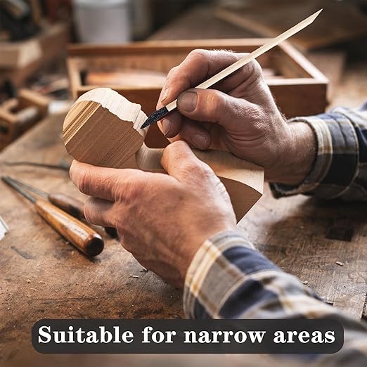 100 Pcs Sanding Sticks, 280 Grit Matchsticks Sanding Twigs, Fine Detailing Sanding Tools for Tight Spaces Plastic Models Wood, 5.4 x 0.2 Inch