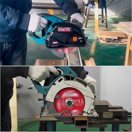 Dia 7"(180mm) 45-Tooth Arbor 20mm Metal Cutting Circular Saw Blade,for Steel and Stainless Steel,The Cutting Head uses a Special Anti-Heat Sticking Coating,FMB 7 inch 45-Tooth 20mm -TA