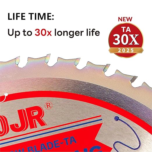 Circular Saw Blade Woodworking TA Series, 12" 44-Tooth Arbor 1", General Purpose Wood Cutting,Special Anti-Thermal Adhesion Coating on Cutting Head -TA,High Finish, Long Life,12" 44T TA
