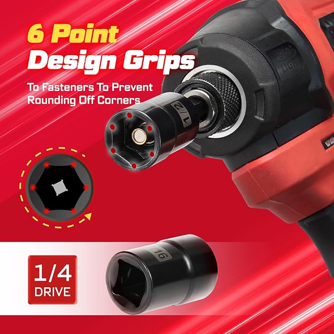 39 Pieces Tool Kit with Matching Storage Box, Include 1??2??S2 Steel Magnetic Screwdriver Bits (Phillips/Square/Torx), Socket, Socket Drive, Bit Holder and Mini Ratchet Wrech for Home Repairs