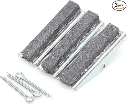 OEMTOOLS 2528F Fine Grit 1-1/8 Inch 3 Piece Replacement Stone Set, Professional Honing Replacement Stones, Honing Stone Tools