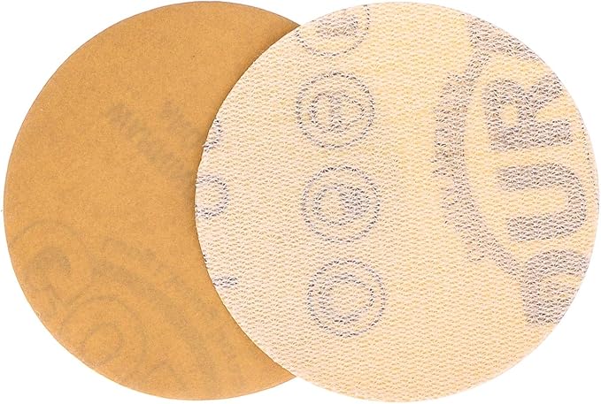 Dura-Gold Premium 2" Gold Hook & Loop Sanding Discs - 600 Grit (Box of 30) - High-Performance Extra Coarse Cut Abrasive Sandpaper Discs - for DA Sanders Drill, Sand Automotive Paint, Woodworking Wood