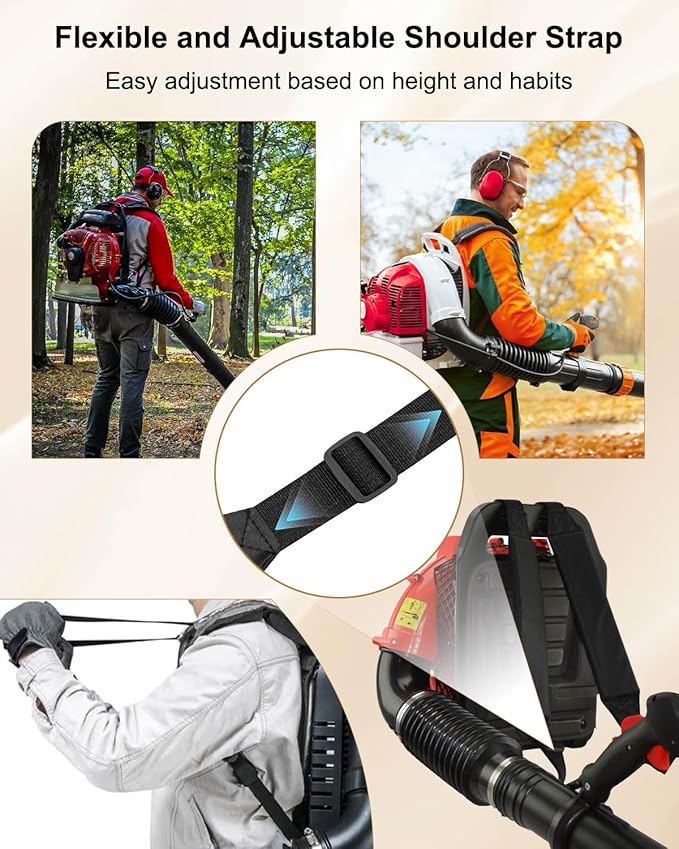 Backpack Blower Shoulder Straps Replaces 521678901 Fit for RedMax EBZ6500 EBZ6500RH EBZ7500 EBZ7500RH EBZ8500 EBZ8500RH Backpack Harness Kit, 2 Pcs