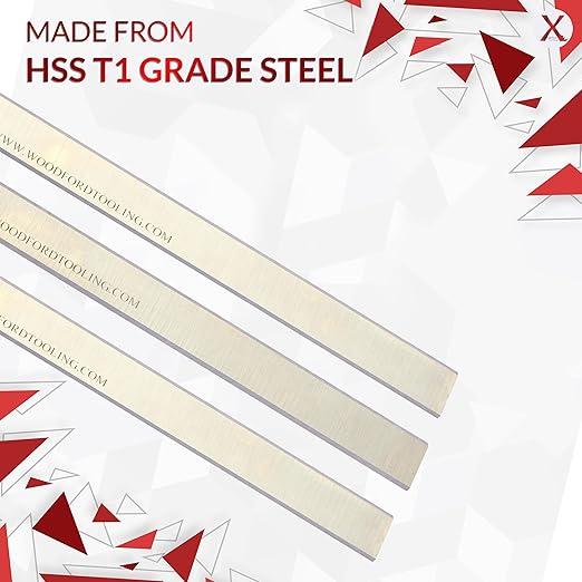 for Freud C400 Jointer Knives 6-1/8 x 11/16 x 1/8 Inch Pack of 3 Planer Thicknesser Blades Made by Xcalibur Tooling