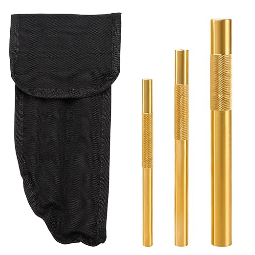 3PCS Brass Pin Punches, Brass Punch Set, Non-Sparking Brass Drift Punch Tool, 3/8??1/2??3/4??Brass Punch Hand Tool, Drift Pin Set for Vehicles and Home Use