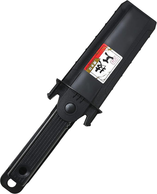 KAKURI Mini Japanese Pull Saw 4.7" with Sheath - Ryoba Double Edge Handsaw for Woodworking & PVC Cutting - Small Craft Saw, Made in Japan