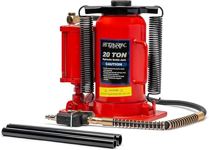 Stark USA 20 Ton Low Profile Air Bottle Hydraulic Bottle Jack Lift Manual Hand Pump Auto Truck Trailer Repair Vehicle (44,000 LBS) Capacity