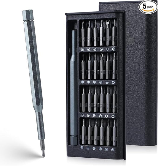 25-in-1 Professional Mini Repair Tool Kit, Small Precision Screwdriver Set, Mini Precision Screwdriver Set Small Bit Tool for Phone, Computer, Watch, Laptop, Macbook, Ring Doorbell, Eyeglass