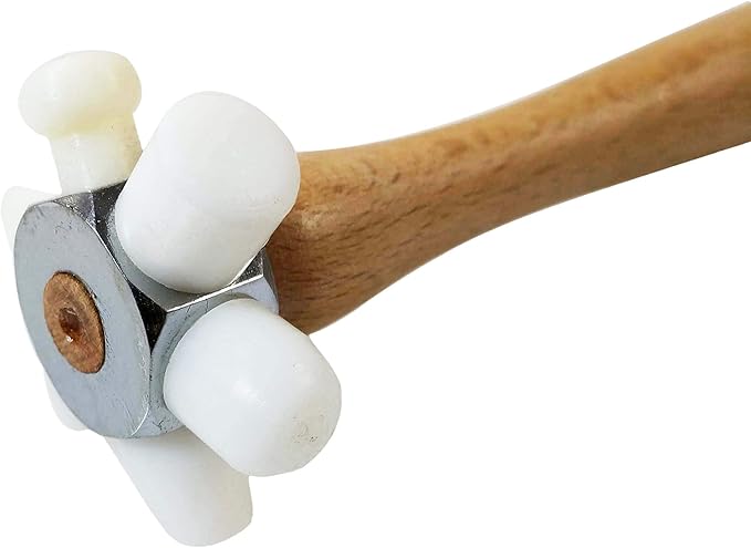 Universal Tool 6 in 1 Multi-head Nylon Hammer