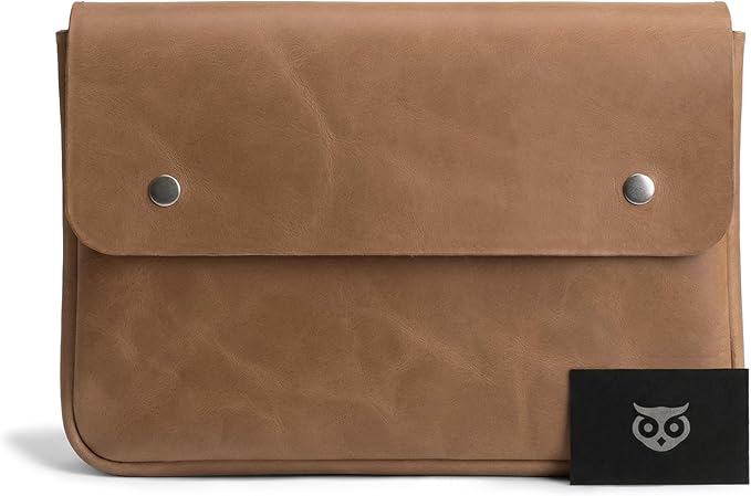 Hide & Drink, Vintage Folder Document Holder, File Case, A5 Binder, Envelope Portfolio, Full Grain Leather, Handmade, Single Malt Mahogany