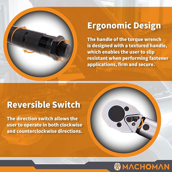 MACHOMAN Ratchet Torque Wrench Set (TQW304)