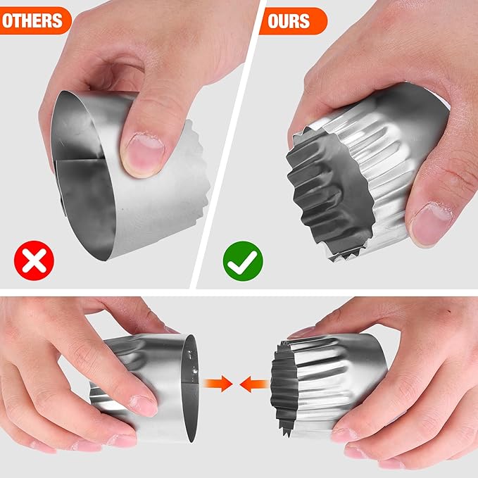 ValueMax 5-Blade Hand Crimper, Gutter Crimping Tool and Sheet Metal Crimper for 22-28 Gauge Stainless Steel, HVAC Ductwork, Downspouts, Stove Pipes, Rust-Resistant Ergonomic Handle