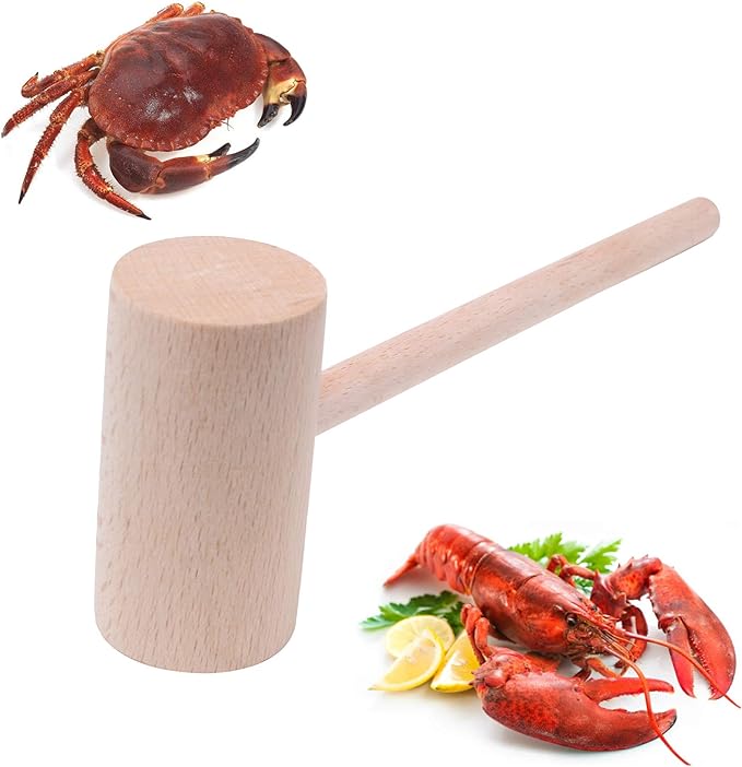 6PCS Wooden Crab or Lobster Mallets