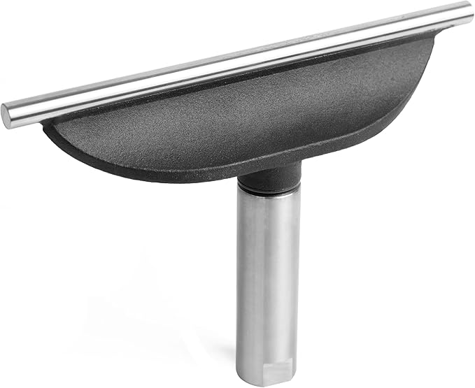 8" Tool Rest with 1" Diameter 4" Total Length Post, Woodlathe Heavy Duty Round Bar Straight Tool Rest.