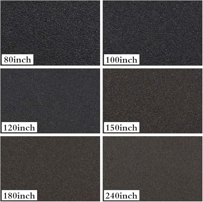 Sandpaper Assortment 80 100 120 150 180 240 Grit 24PCS, Wet Dry Sandpaper Sheets 9 x 11 Inches, Silicon Carbide Abrasive Sand Paper for Wood Furniture Finishing, Metal Sanding, Automotive Polishing