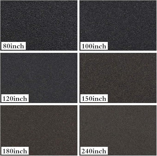 Sandpaper Assortment 80 100 120 150 180 240 Grit 24PCS, Wet Dry Sandpaper Sheets 9 x 11 Inches, Silicon Carbide Abrasive Sand Paper for Wood Furniture Finishing, Metal Sanding, Automotive Polishing