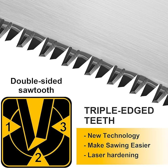 Mini Japanese Double Edge Pull Hand Saw 7" - SK5 Flush Cut Woodworking With Flexible Blade - 14 TPI / 17 TPI