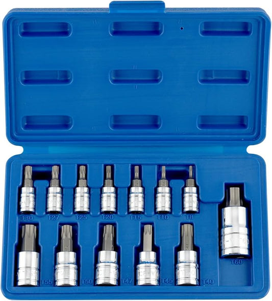 Neiko Professional-Grade 13-Piece Torx Bit T-Socket Set
