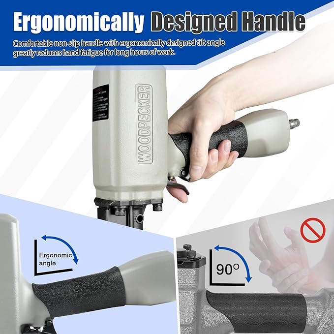 WOODPECKER BD70 Pneumatic Nail Puller Nail Remover Tool, Heavy Duty Air Denailer Gun for Recycling Wood and Pallets