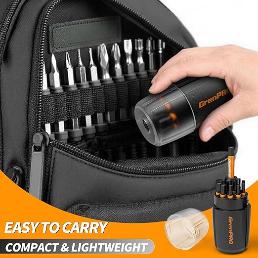 20Pcs Allen Wrench Drill Bit Set, 1/4??Hex Screwdriver Bit Set, S2 Steel Impact Driver Bit Set with Storage Organizer, CNC Machined Tips with Magnetism