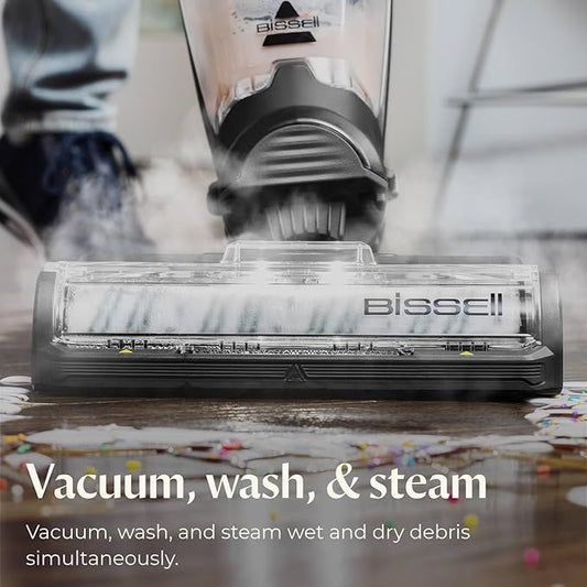 BISSELL짰 CrossWave짰 HydroSteam??Wet Dry Vac, Multi-Purpose Vacuum, Wash, and Steam, Sanitize Formula Included, 35151