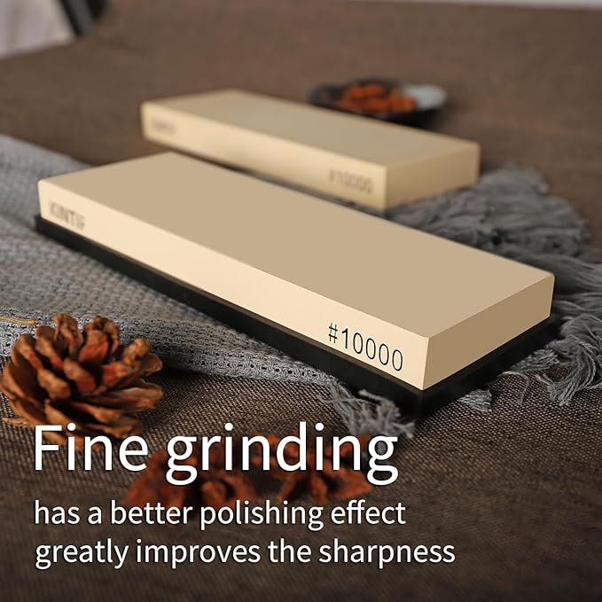 Whetstone Knife Sharpening Stone #10000 Ultra Fine, Polishing Whetstone Fine grinding, Splash and go, Fine Sharpening Stone