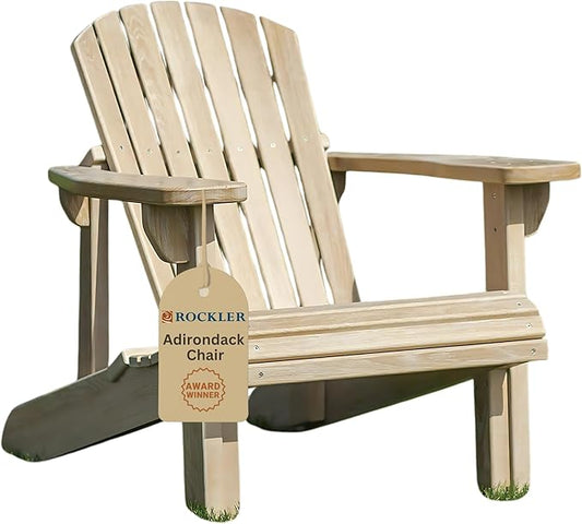 ROCKLER Adirondack Chair Plans with Cardboard Templates ??Easy-to-Build - Classic Adirondack Chair Plan Only -Includes Step-by-Step Instructions for Entire Construction Process ??Made in USA