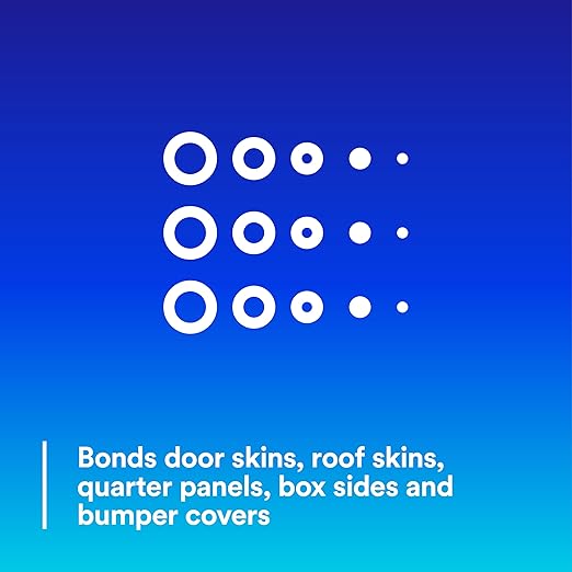 3M Panel Bonding Adhesive, 08116, OEM Recommended, Two-Part Epoxy, 200 ml/6.75 fl oz Cartridge , Black