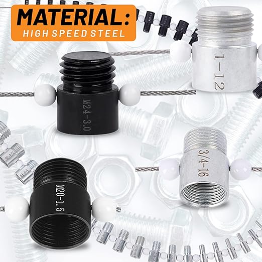 Nut and Bolt Thread Checker ??High Speed Steel Thread Checker Standard and Metric ??Complete SAE Male Female Gauge ??Accurate Measurements