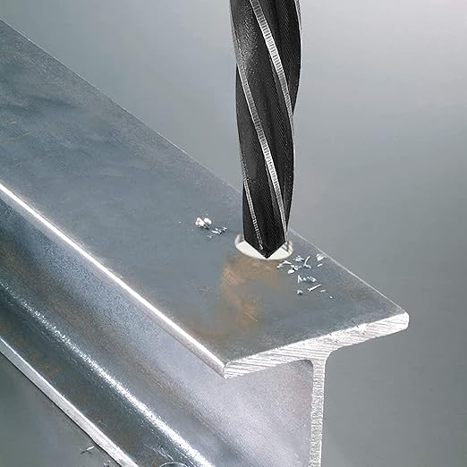 7/16" Reamer Bit for Steel Metal Wood,HSS 7/16" Tapered Reamer Drill Bit Bridge/Construction with 1/2" Shank Chuck Alloy to Align Existing Hole and Enlarge Hole