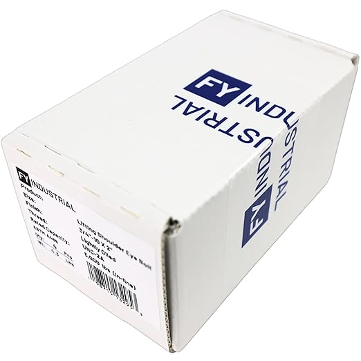Box of 4 Pcs Lifting Shoulder Eye Bolts 3/4"-10 X 2