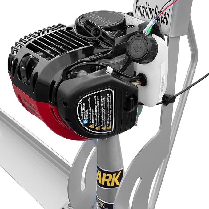 Stark 1.5HP Gas Concrete Power Screed Cement Finishing Vibrating Motor Concrete Surface Smoother Finisher Screed (Machine Only)