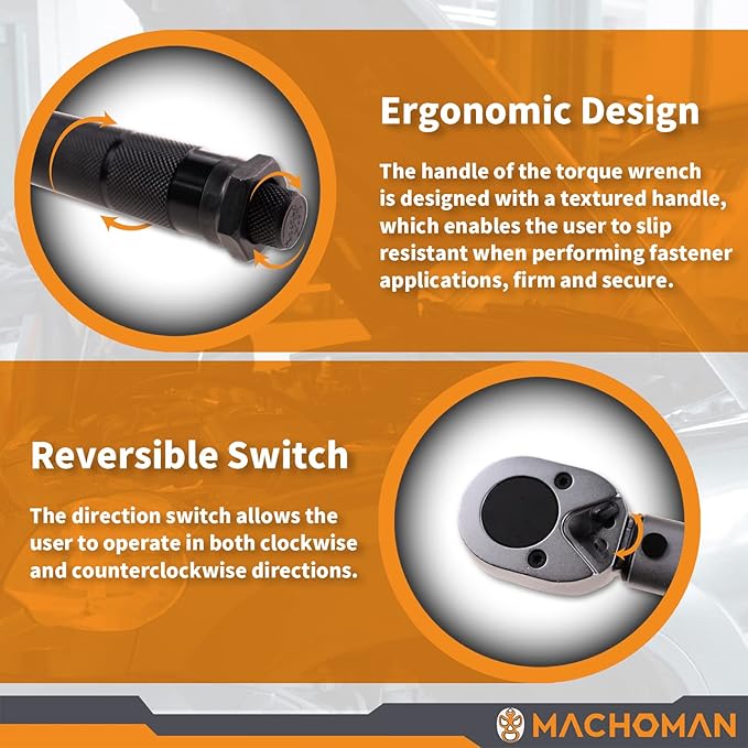 MACHOMAN Ratchet Torque Wrench Set (TQW403)