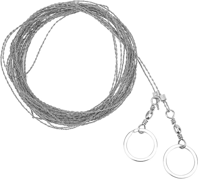 Portable Wire Saw 10m Stainless Cutting String Emergency Camping Rope Kit Used for Outdoor Cut Trees Wood