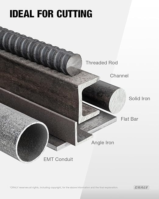 CRALY 5-3/8 Inch 30 Teeth Steel and Ferrous Metal Cutting Circular Saw Blade, 20 mm Arbor, Thin Kerf, Professional Carbide Tipped Blade for Angle Iron, Threaded Rod, EMT Conduit(C0530MC)