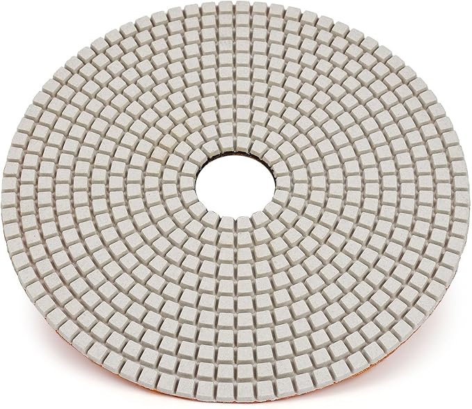 Casaverde Grit 200 Granite Diamond Polishing Pads 7 Inch for Stone Terrazzo Travertine Countertop Marble Floor Edges Polish
