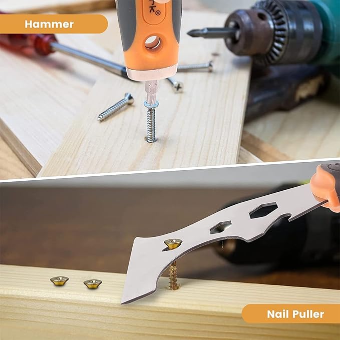 Paint Scraper 16 in 1 Putty Knife Painters Tool Paint Scraper Tool for Wood, Wallpaper Scraper