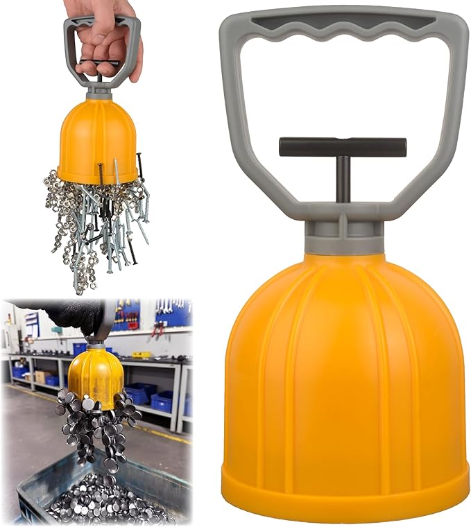 ULIBERMAGNET Magnetic Bulk Parts, Quick Release MagneticTransfer Pickup Tool Manual Lifter, Material Handling Magnet,Pickup Magnetic Sweeper for Small Metal Object,Nails,Nut,Screw, Tacks,Metal Scraps
