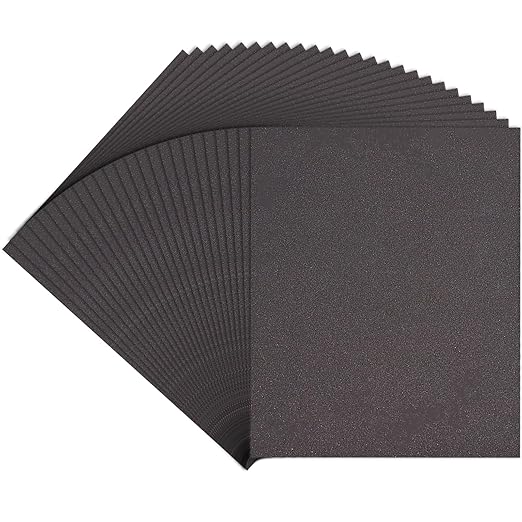 400 Grit Sand Paper, 9 x 11 Inch, 25 Pcs Wet Dry Sandpaper Sheets, Silicon Carbide for Wood, Metal, Automotive Sanding and Polishing, Waterproof and Durable