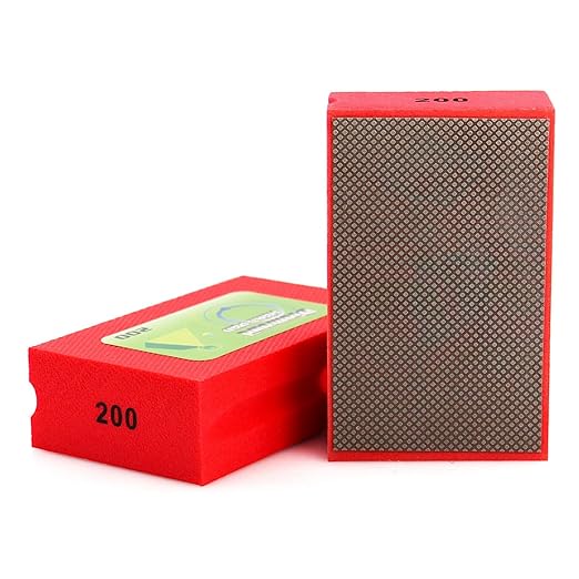 1pc Diamond Hand Polishing Pads Grit 200 Foam Sanding Block for Ceramic Tile Glass Grinding,Sanding Blocks Polishing