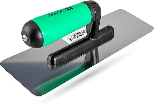 Stainless Steel Plaster Trowel, (9.4x4inch) Venetian Plaster Trowel, Plaster Tool, Medium 240x100mm, Meoded Paint & Plaster