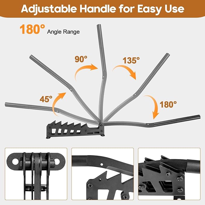 Wall Mounted Firewood Kindling Splitter - Unibody Structure Kindling Splitter for Wood, Manual Firewood Kindling Splitter for Soft Wood Indoor or Outdoor